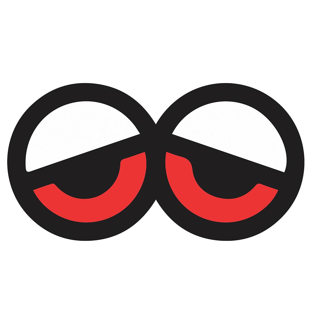 Drippy eyes logo